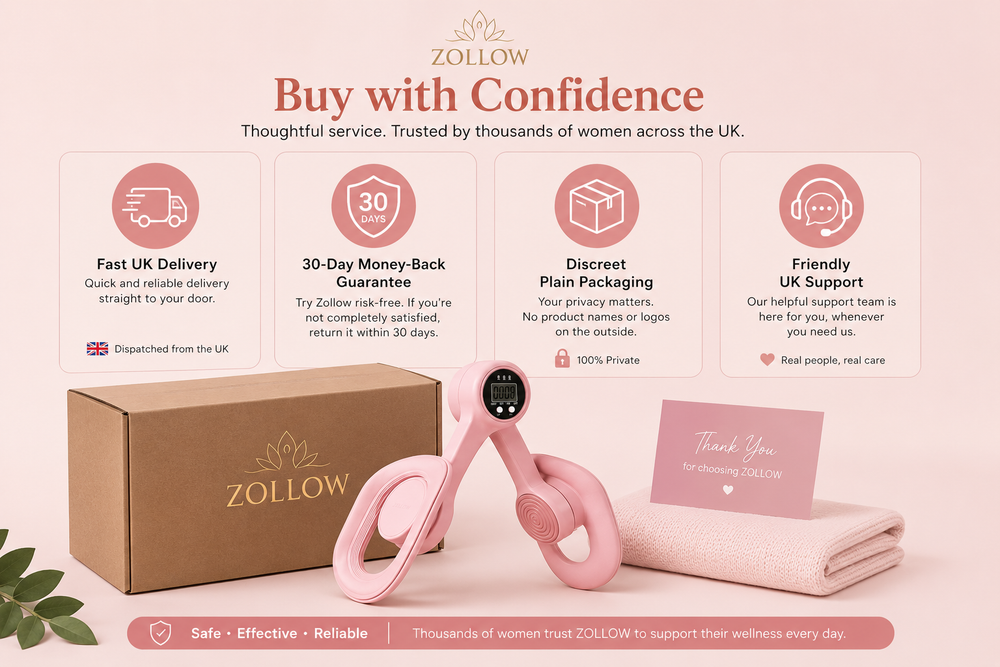Zollow™ Pelvic Floor Trainer — Gentle Daily Pelvic Floor Support